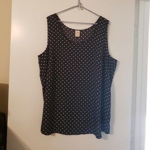 Faded Glory Polka Dot Top [3x 22/24]